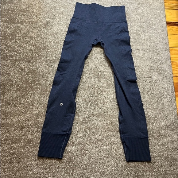 Lululemon Wunder Train High‑Rise Leggings Blue Size 4 - Picture 6 of 7